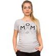 Be MaaMaa Těhotenské triko Mom Life - šedá, vel. S