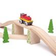 Bigjigs Rail Elektrická lokomotiva Červený silák