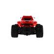 Auto RC buggy terénní červené 23cm plast 27MHz na baterie se světlem v krabici 30x14x16cm