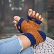 Adjustační ponožky Orange/blue