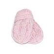 Zimní pletené kojenecké rukavičky se vzorem - sv. růžové, Baby Nellys