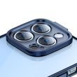 Sada průhledného pouzdra Baseus Glitter a tvrzeného skla pro iPhone 14 Pro (modrá)