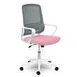 Mikrosíťová kancelářská židle Sofotel Wizo bílo-růžová