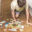 Bigjigs Toys Kulaté podlahové puzzle Čtyří roční období 50 dílků