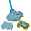 Adam Toys Kinetický písek - modrý - 2kg + formičky dopravní prostředky zdarma