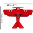 COBI 2986 Veľká vojna Fokker Dr. I Red Baron, 1:32, 174 k, 1 f
