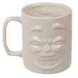 Porcelánový hrnek, šťastný/ naštvaný  (3D obličej)