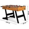 Foosballový stůl Neosport 121 x 61 x 80 cm NS-803 dřevěný