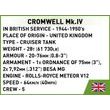 COBI 3091 II WW Cromwell Mk. IV, 1:72, 110 k