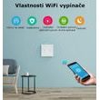 WiFi dvojtlačidlový vypínač - dotykový