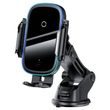 Baseus Light Elektrický držák do auta s indukční nabíječkou Qi (černý)