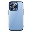Sada průhledného pouzdra Baseus Glitter a tvrzeného skla pro iPhone 14 Pro (modrá)