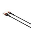 LDNIO LS531, USB - Lightning kabel 1 m (šedo-oranžový)