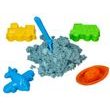 Adam Toys Kinetický písek - modrý - 2kg + formičky dopravní prostředky zdarma