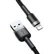 Baseus Cafule USB Lightning kabel 1,5A 2m (šedo-černý)