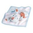 Llorens 26309 NEW BORN CHLAPEČEK - realistická panenka miminko s celovinylovým tělem - 26 cm