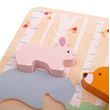 Bigjigs baby drevené puzzle woodland