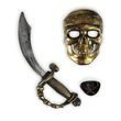 Dětský kostým Pirát s mečem a maskou 117-128 M
