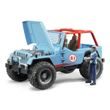 Bruder Modré auto jeep s řidičem