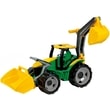 Traktor s lyžicou a bagrom plast zeleno-žltý 65cm v krabici od 3 rokov Cena za 1ks