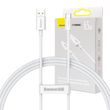 Kabel Baseus Superior Series USB-C, 65W, PD, 1 m (bílý)