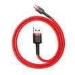 Kabel Baseus Cafule Micro USB 2,4A 1m (červený)