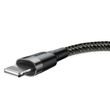 Baseus Cafule USB Lightning kabel 1,5A 2m (šedo-černý)
