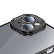Sada průhledného pouzdra Baseus Glitter a tvrzeného skla pro iPhone 14 Plus (černá)