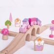 BIGJIGS Rail Wooden Trolleysight Osem pre princezná 35 dielov