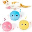 Interaktivní hračka pro kočky - Zpívající plyšový míček