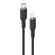 Kabel USB-C k Lightining Acefast C2-01, 30W, MFi, 1,2 m (černý)