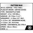 COBI 3104 Armed Forces Patton M48, 1:72, 127 k