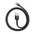 Kabel Baseus Cafule Micro USB 2,4A 0,5m (šedo-černý)