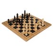 Dřevěná stolní hra, šachy, cca 28,5 x 28,5 cm,