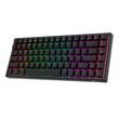 Mechanická klávesnice Royal Kludge RK84 RGB, červené spínače (černá)