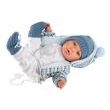 Llorens 42405 Baby Enzo - realistická bábika so zvukmi a telom mäkkej látky - 42 cm
