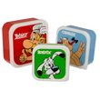 Obědový set tří boxů: Asterix, Obelix a Idefix