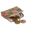 Korková peněženka, mandala, cca 9 x 8 cm,