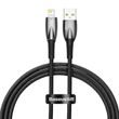 Kabel USB pro Lightning Baseus řady Glimmer, 2,4 A, 1 m (černý)