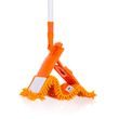 BRILANZ Mop plochý žinylkový s teleskopickou tyčí 120 cm, oranžový