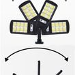 Venkovní solární LED lampa 160 LED - dálkové ovládání