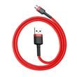 Datový kabel Micro USB Baseus Cafule 1,5A 2m (červená)