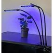 LED Lampička pro pěstování rostlin - 20 LED 3 panely 20W