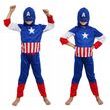 Dětský kostým Kapitán Amerika s maskou 98-104 S