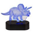 Lampička 3D Dinosaurus Triceratops