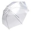 Transparentní skládací deštník 91 cm