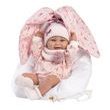 Llorens 73902 NEW BORN HOLČIČKA - realistická panenka miminko s celovinylovým tělem - 40 cm