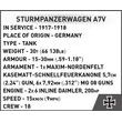 COBI 3094 Great War Sturmpanzerwagen A7V, 1:72, 119 k
