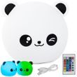 Dětská noční RGB LED lampička s dálkovým ovládáním - Panda 1200mAh