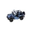Auto Kinsmart Jeep Wrangler Camo Edition kov/plast 13cm 3 barvy na zpětné natažení 12ks v boxu